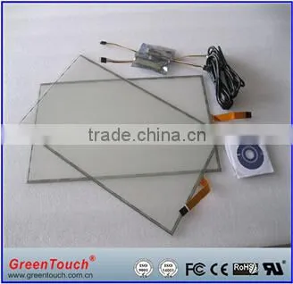 Industrial use 5 wire resistive touch screen,13.3"