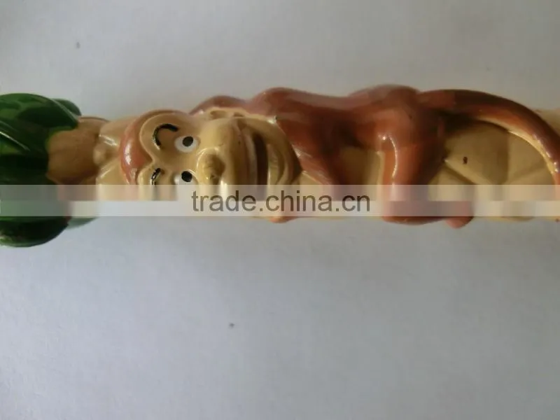 3D top quality kid toothbrush with monkey king design/3d picture toothbrush