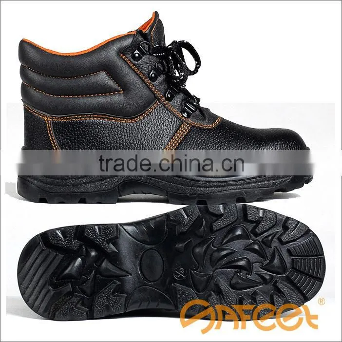The CHEAPEST men's cemented rubber outsole safety shoe anti mine boots steel tip shoes made in China SA-2203