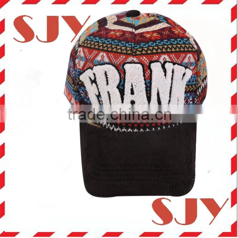 custom made 6 panel embroidery unique winter cheap golf hats