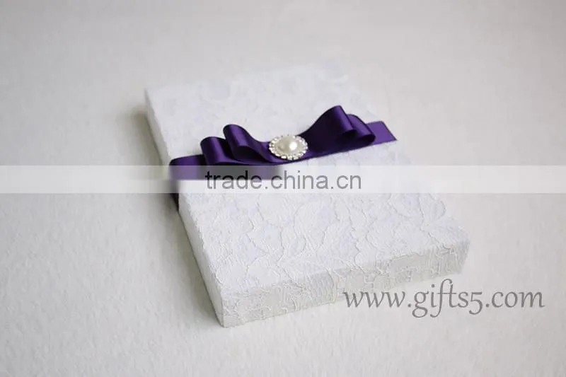 Elegant Wedding Invitations Silk Boxes Wholesale