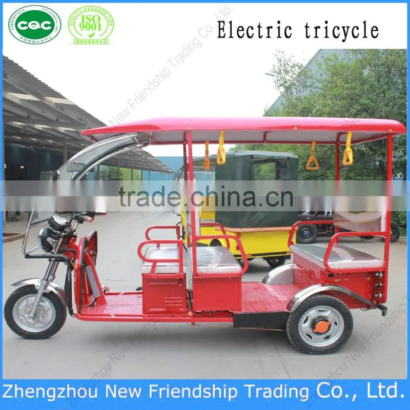 2016 auto electric high quality 5 passenger tricycle tuk tuk