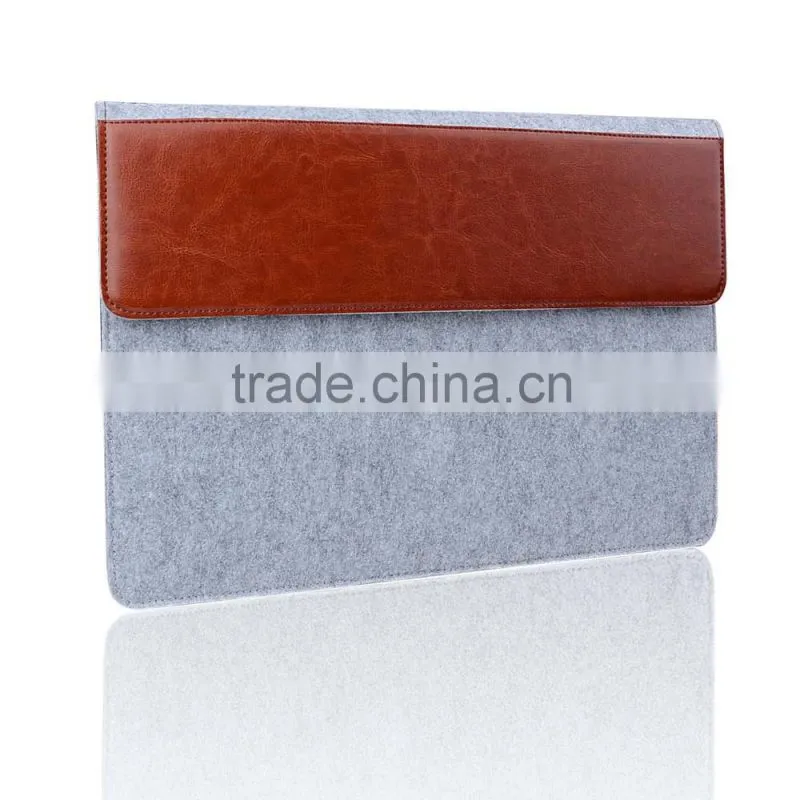 New For Macbook Wool Felt Laptop Sleeve 13'' Laptop Bag, China Supplier