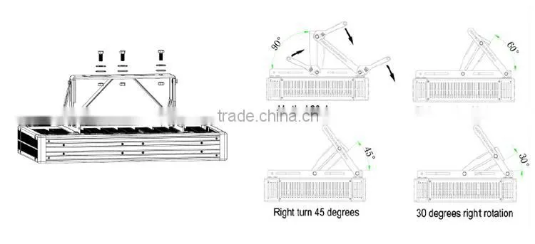 IP65 2000W LED Flood Light For Football Field Lighting