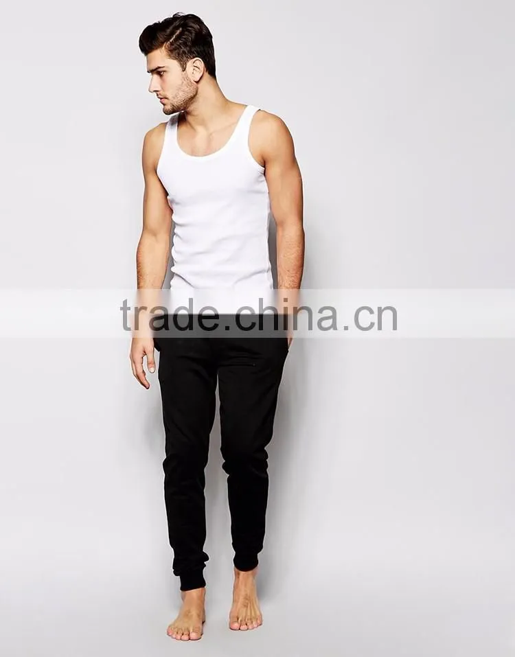Wholesale Cotton White Plain Tank Top Men