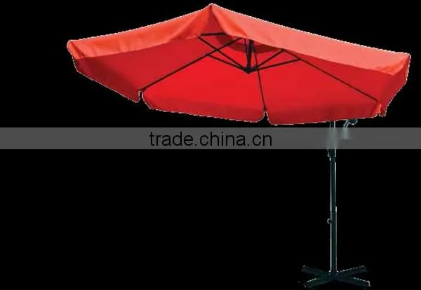 White folding sun umbrella