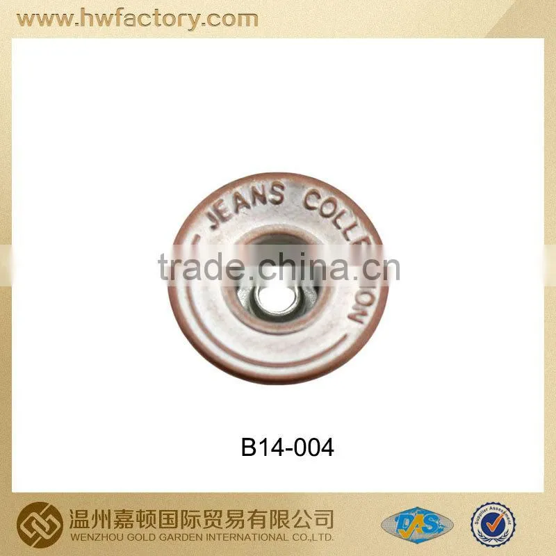 fashion design custom jean button