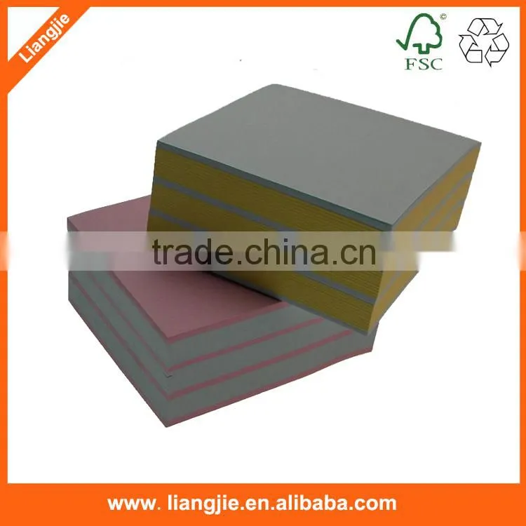 manufacturer custom neon paper sticky note pad,self-adhesive note pad
