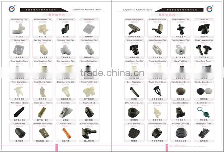 Low MOQ 8mm Hole Plastic Auto Rivet Fastener Plastic Push Rivets Auto Clips
