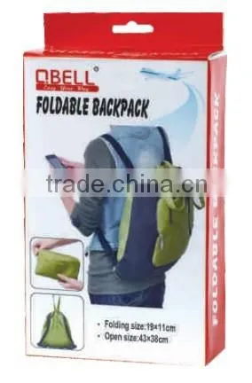 Foldable travel bag ,Travel backpack,easy take/reducible backpack
