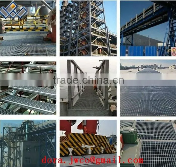 Hebei Jiuwang hot dip galvanized 35x5 metal grating