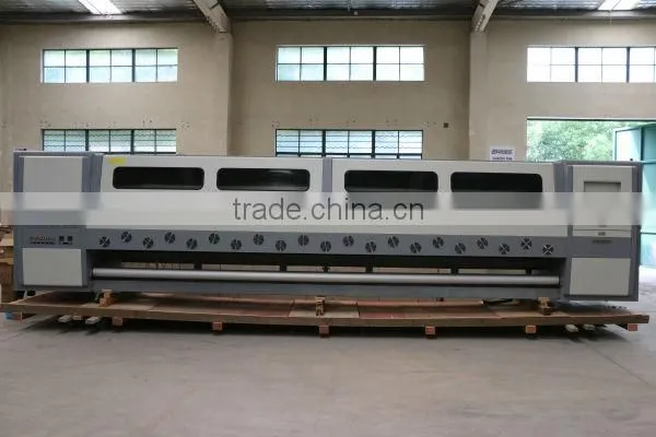5m solvent printer with 8 PCS Seiko SPT1020 35pl black back flex printer