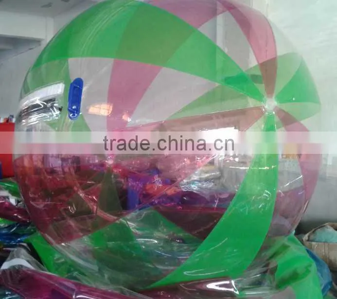 Hola sumer colorful jumbo water ball for sale/water walking ball