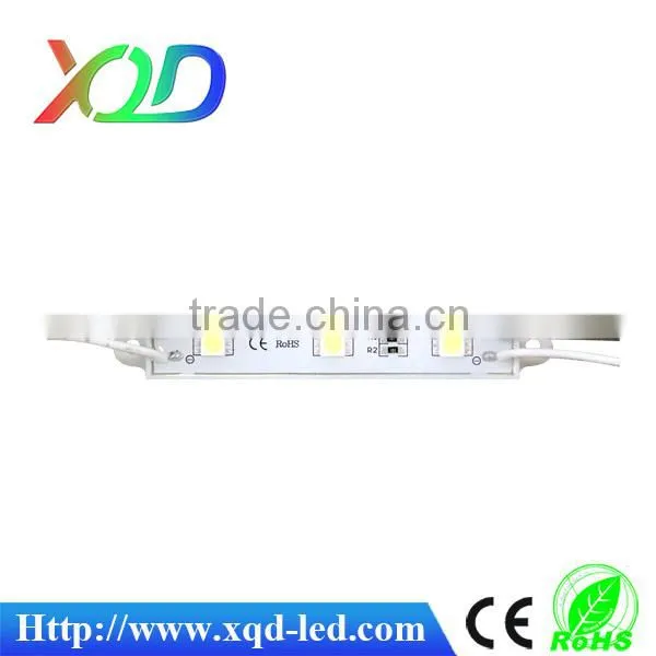 Shenzhen XQD Alibaba certify High quality 12V Waterproof 3leds smd 5050 led module