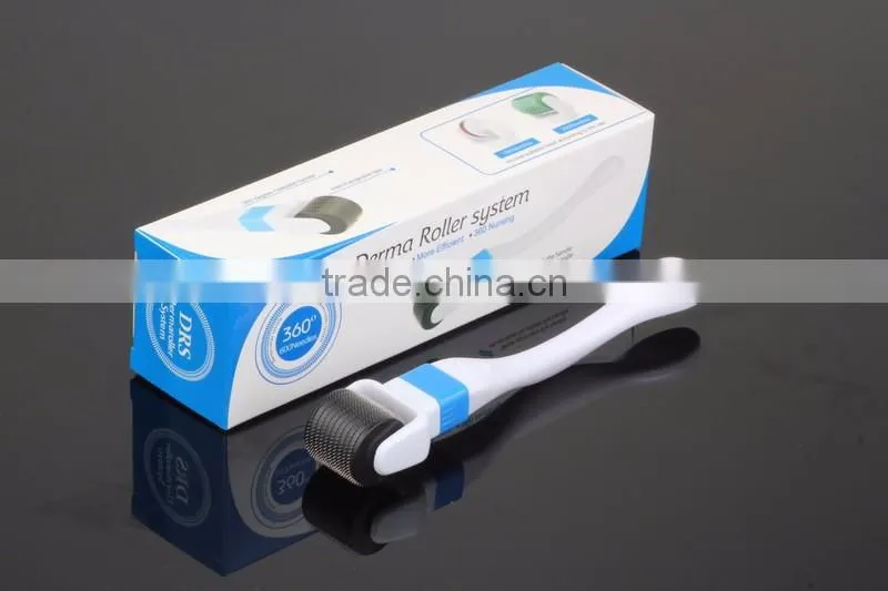 Micro needle Skin Roller Anti-Aging Derma roller Wrinkles Stretch Marks, 360 degree rolling dermaroller