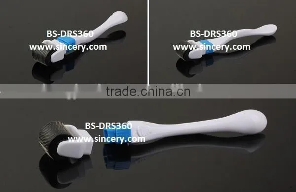 2015 new 360 degree rotating 600 micro derma roller/ microneedle therapy system