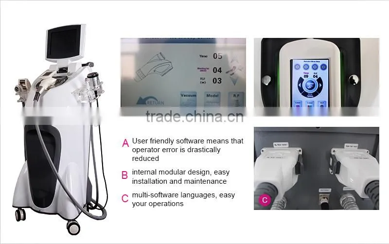 CE Certification portable Laser+Cavitation+RF+Vacuum cavitation slimming machine