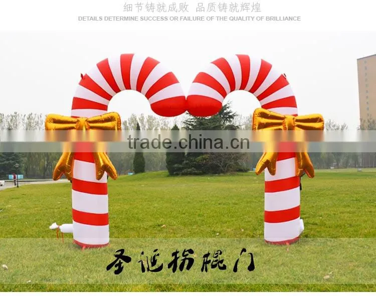 Latest design of outdoor inflatable christmas arch for sale