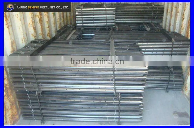 High quality Hot-dipped Galvanized Y fence posts for wire mesh fence panels