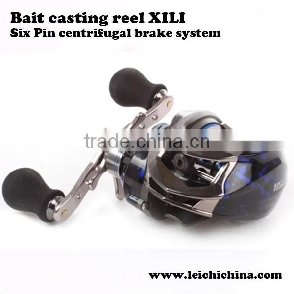 Six Pin centrifugal brake system fishing baitcasting reel