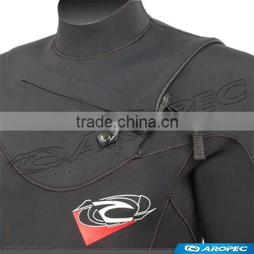 Black Whirlwind 4/3mm Super Stretch Chest Zip Surf Steamer Suit