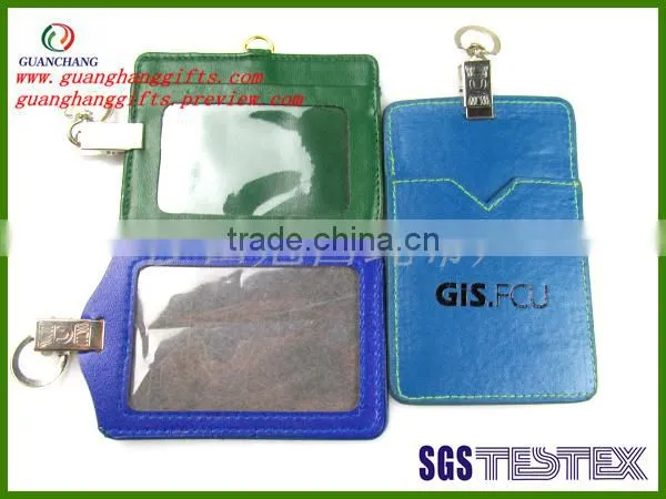 China wholesale customized leather credit card holder,leather business card holder