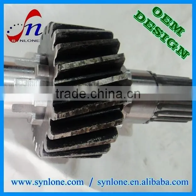 High quality high precision shaft gear for gearbox with 100% inspection