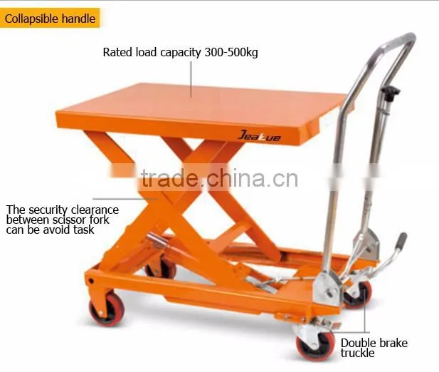 Movable Double Scissor Lift Table