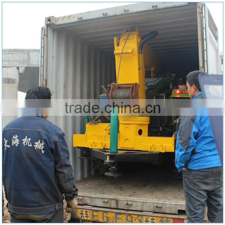 Hydraulic pile driver earth digger tractor digging machine