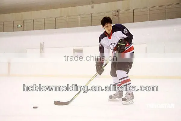 OEM Blow Molding Plastic Mini cheap PE Ice Hockey Stick For Kids Composite whosesaler