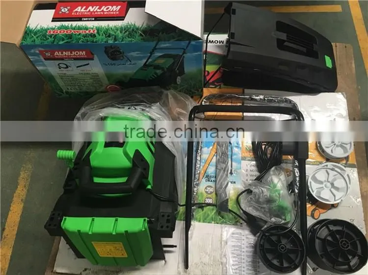 grass cutter motor manual hand push electric mower