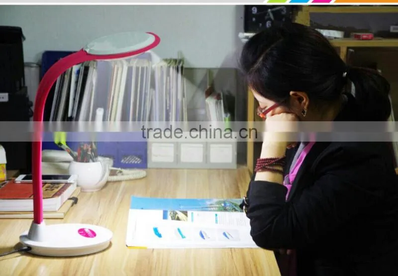 Led desk light with dimmable 8W