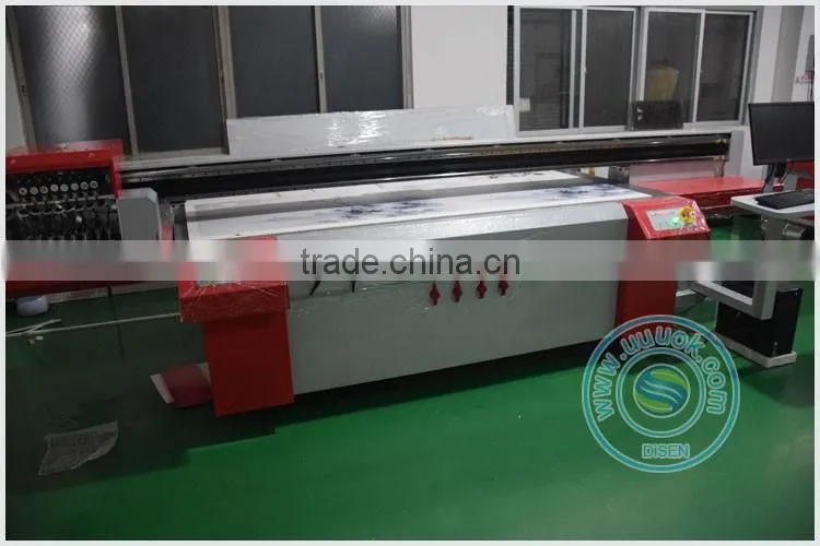 Large format industrial multifunction 4+2 dongzhi shower nozzle uv inkjet printer