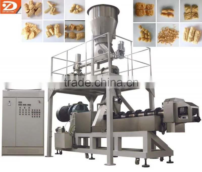 Textured vegetarian soya bean protein process line/soya bean extruder machine