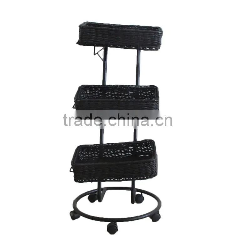 Creative wholesale supermarket accessories display stand storage basket