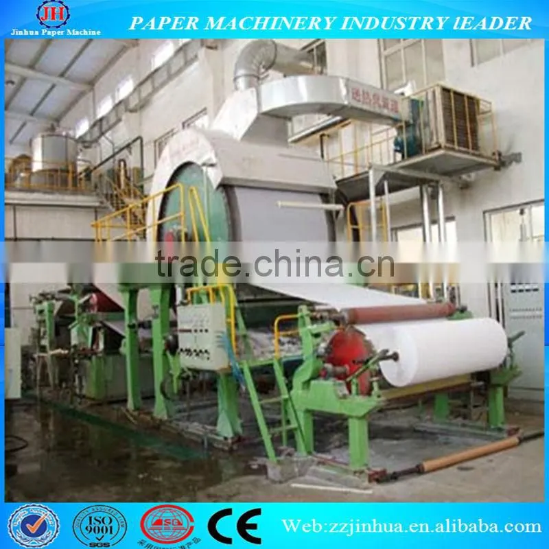 Professional ppaer making machine manufacturer 1575mm Single-Dryer& Single-cylinder mould Tissue Paper Machine