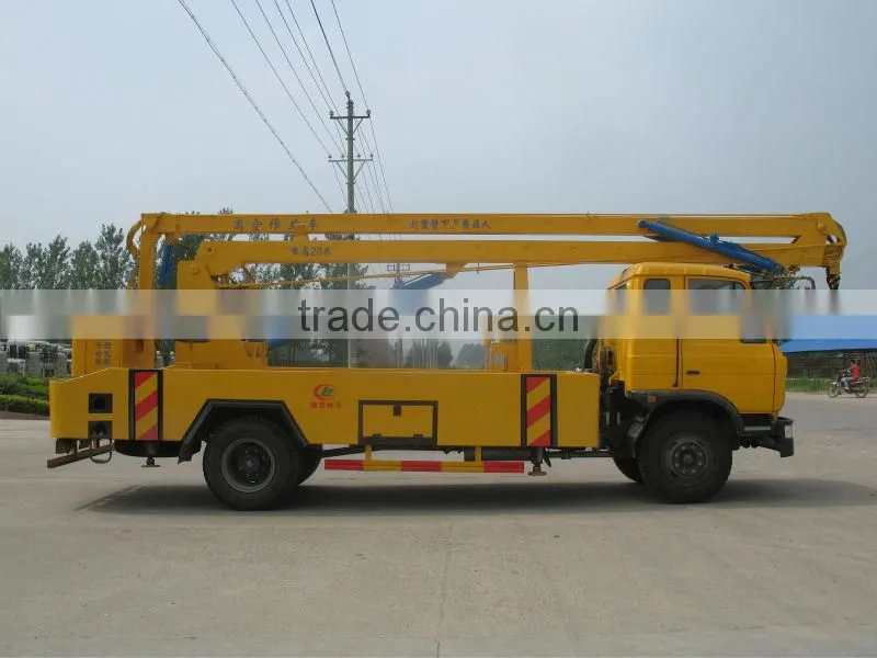22 m High platform truck, 22m bucket lifting truck, 22m aerial platform truck