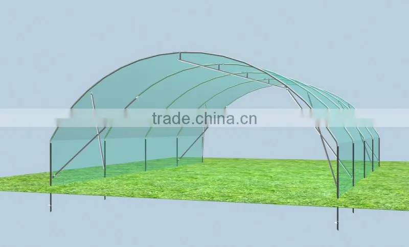RoughBrothers Tunnel-600 Single Span low cost Agricultural tunnel greenhouse