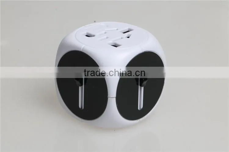 Newest Travel Adapter Universal Plug to American Power Adapter With double USB port 250V 2500Ma Universal Travel