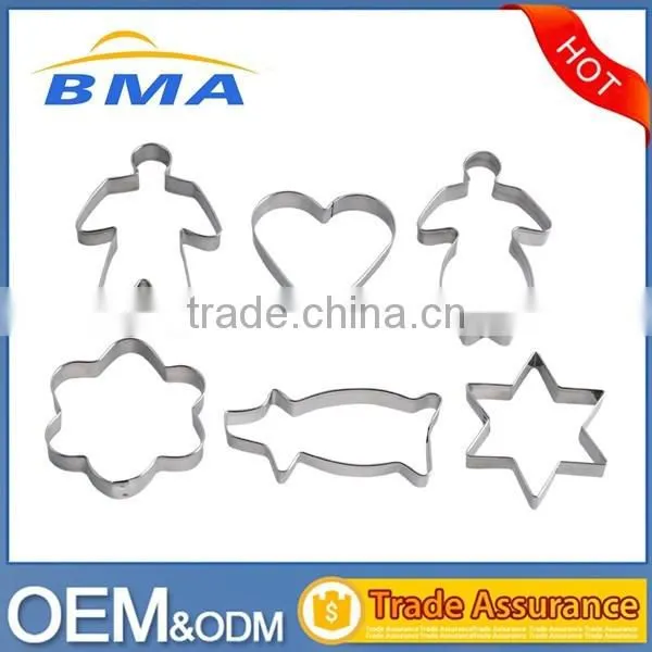 Christmas Accessories Cute Stainless Steel Cookies Cutter