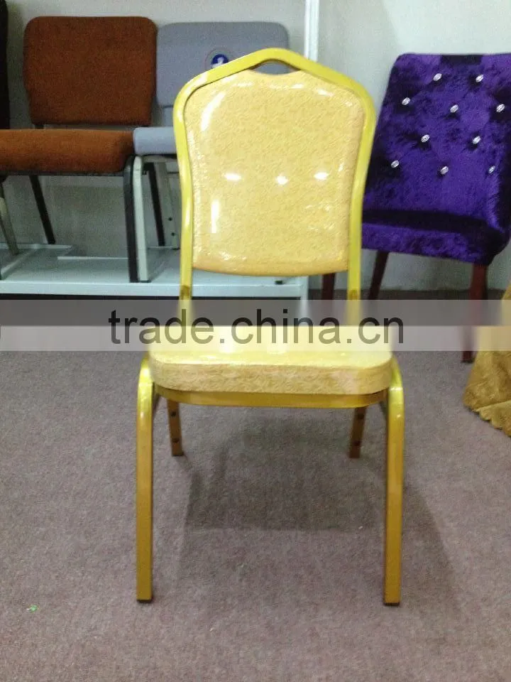 Popular Wedding Event Stackable Chair stainless steel legs dining chair