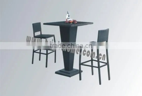 Plastic Bar Chair with Footrest
