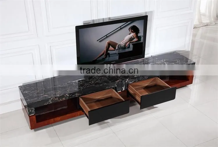 luxury furniture modern italian marble travertine tv stand
