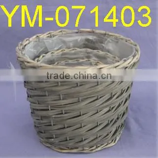 Boat Shaped Small Willow Garden Basket