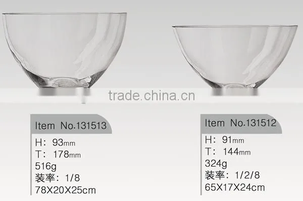 Wholesales glass dessert bowls Glass ice cream bowls