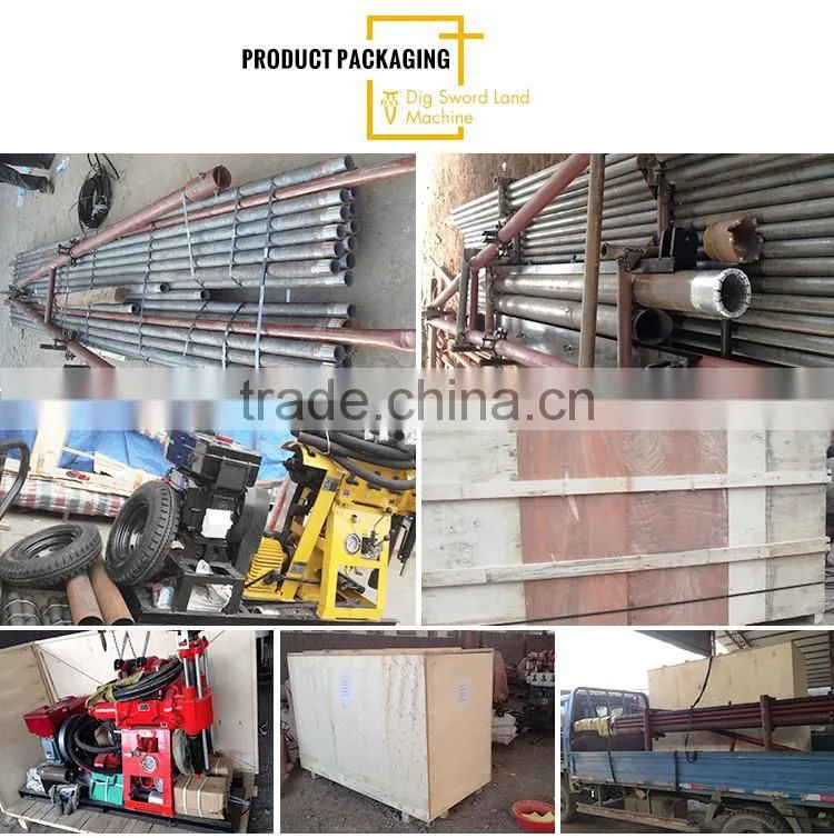 Well drilling machine with hydraulic system XY-200