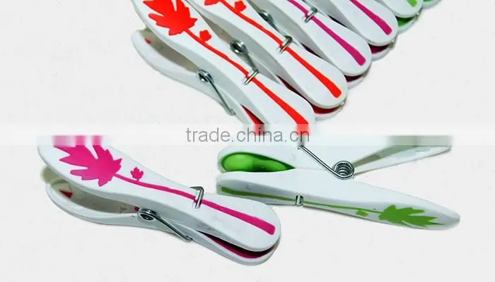 24PCS best selling high quality decorated laundry products clothes clip