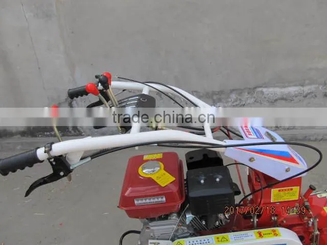 Multi-functional manual start gasoline power rotary tiller of farm equipment