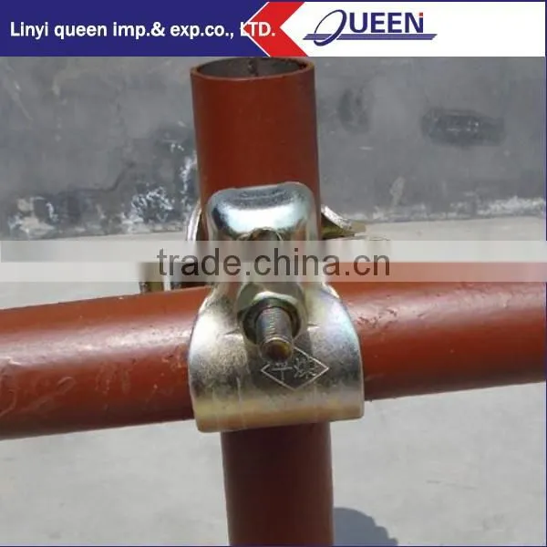 Galvanized flexible hydraulic-forming steel coupler for scalffolding construction formwork
