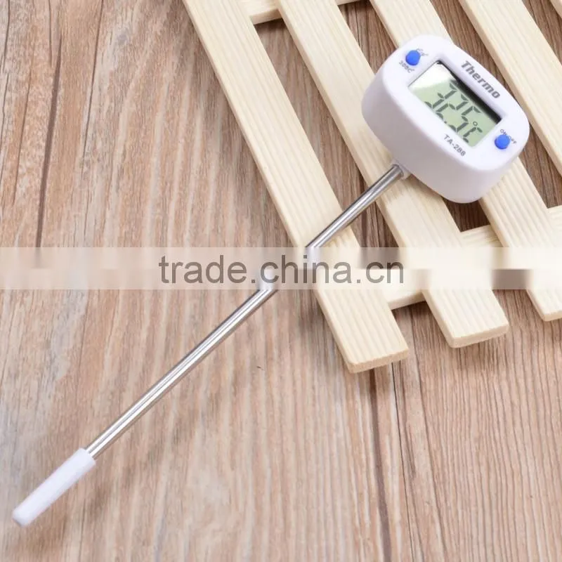2016 new arrival Indoor Kitchen Tools Stainless Steel Sensor Digital Food Thermometer for kitchen kids